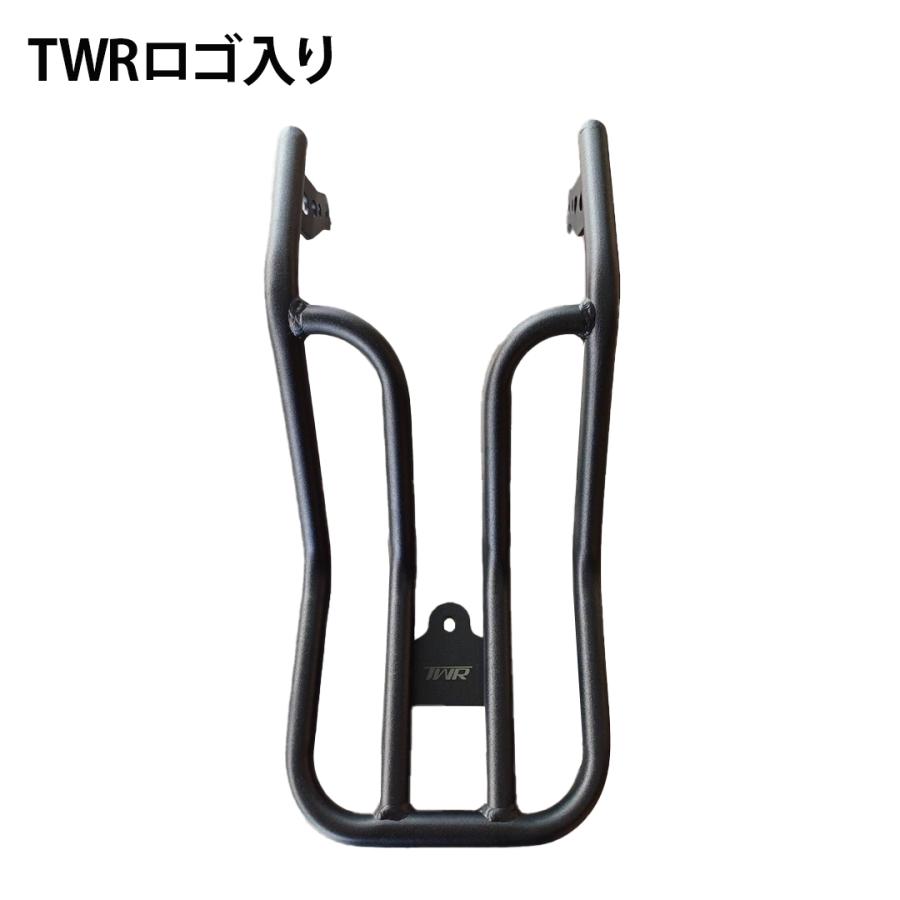 【4/30迄!目玉SALE!】 ハンターカブ CT125 JA55 JA65 センター キャリア カスタム パーツ  ブラック 黒  バスケット TWRの画像