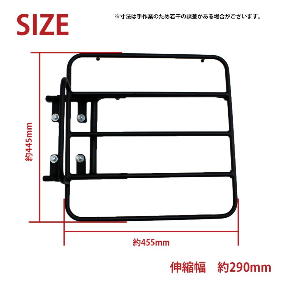 SSS製 PCX用 スライド リアキャリア 積載 20kg 荷台 PCX125 PCX150