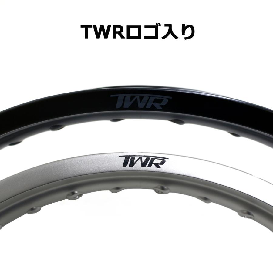 TWR アルミリム 1.85×18 36穴 （マットブラック / シルバー）CRF250R