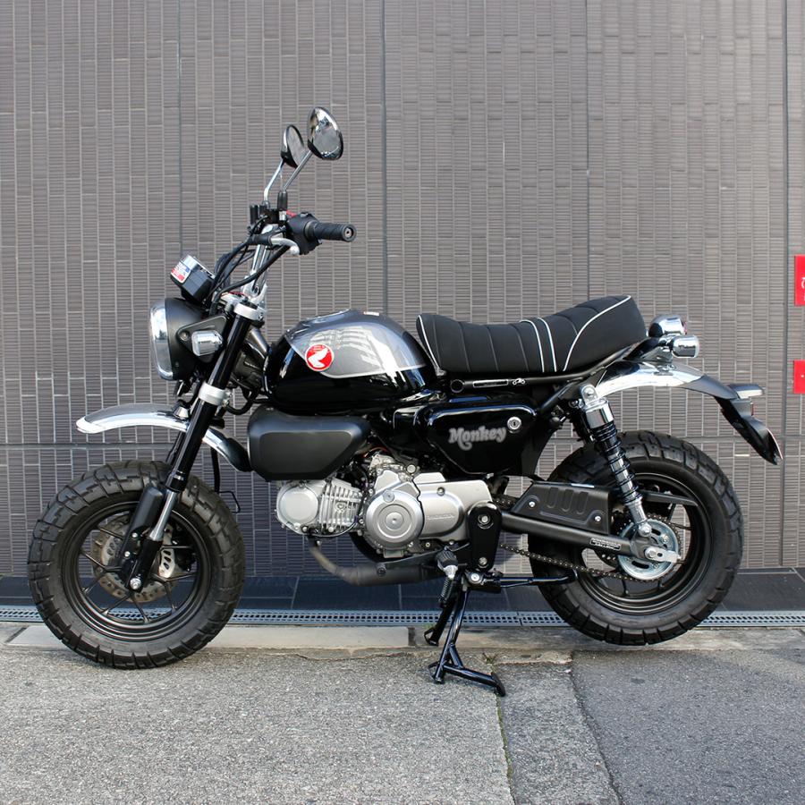 モンキー125 用 スエードローダウンシート（タックロール / Pホワイト