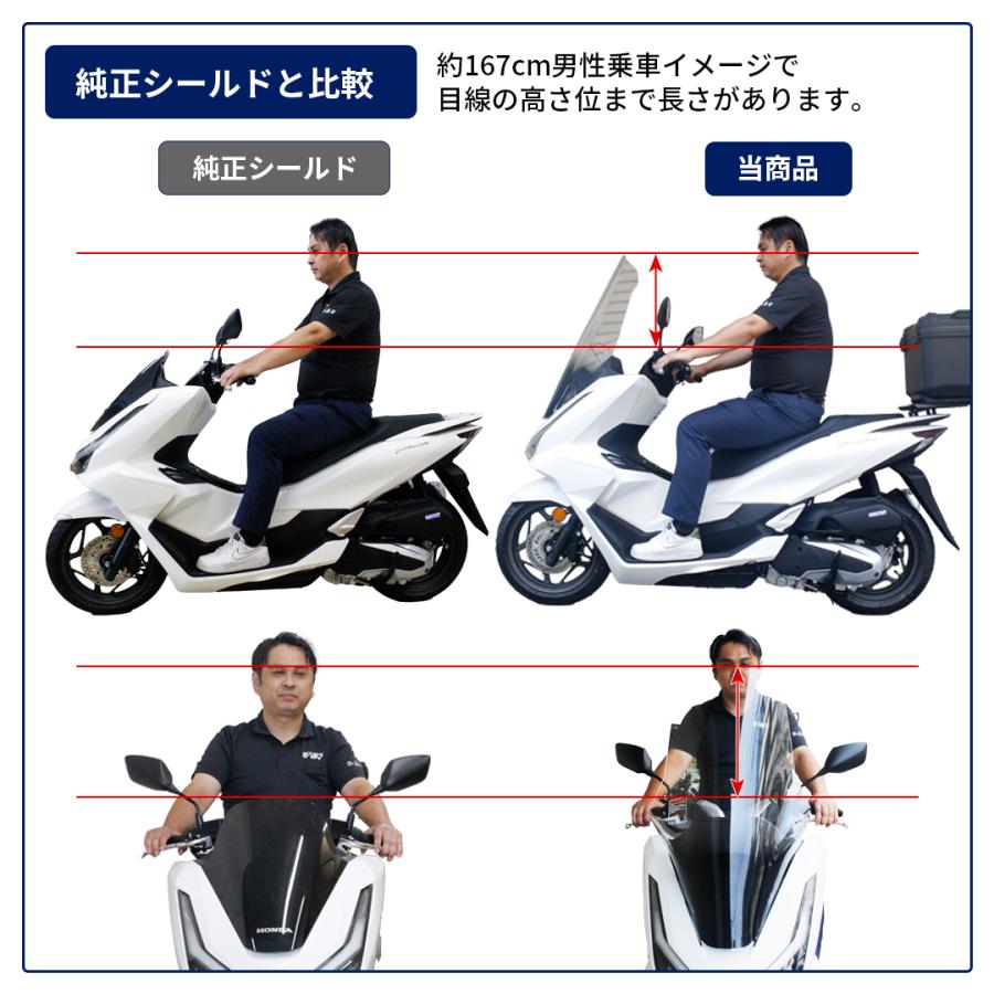 pcx jk05 2025 現行SPEEDY スクリーン ウインドシールド PCX 2025 ロングスクリーン ウインドシールド JK05 KF47 風防 SHC製