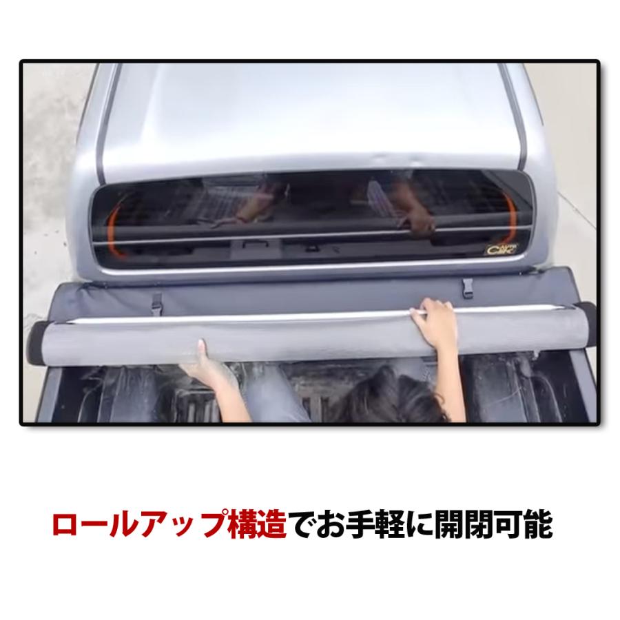トヨタハイラックス　GUN125 荷台　トノカバー 楽天市場】トヨタ ハイラックス トノカバー GUN125 3つ折り ブラック
