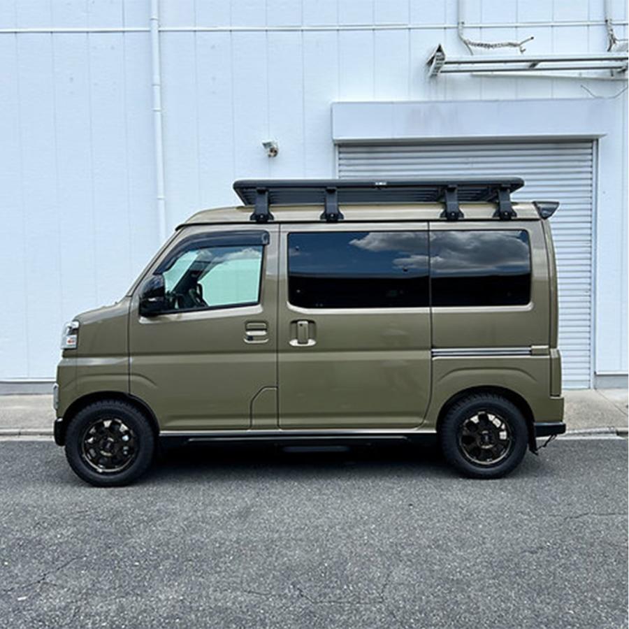 フラットキャリア 車カスタム 自動車用ベースキャリア (レインガーター 