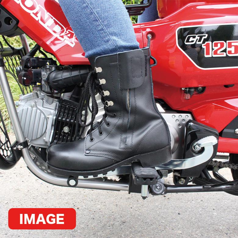 TWR セーフティブーツ ライディングブーツ 本革 メンズブーツ