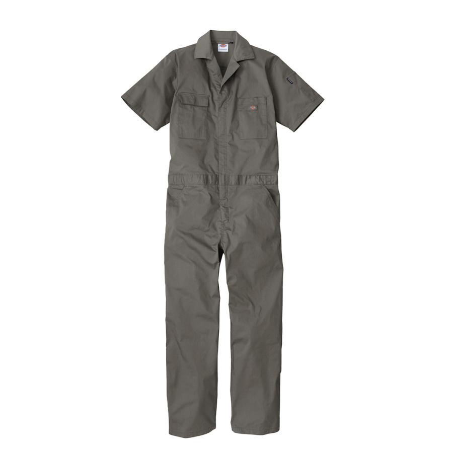 Dickiesつなぎ半袖　カーキ、ネイビー２着セット Dickies（ディッキーズ） 半袖 つなぎ（アーミー/XS）作業着 ワーク