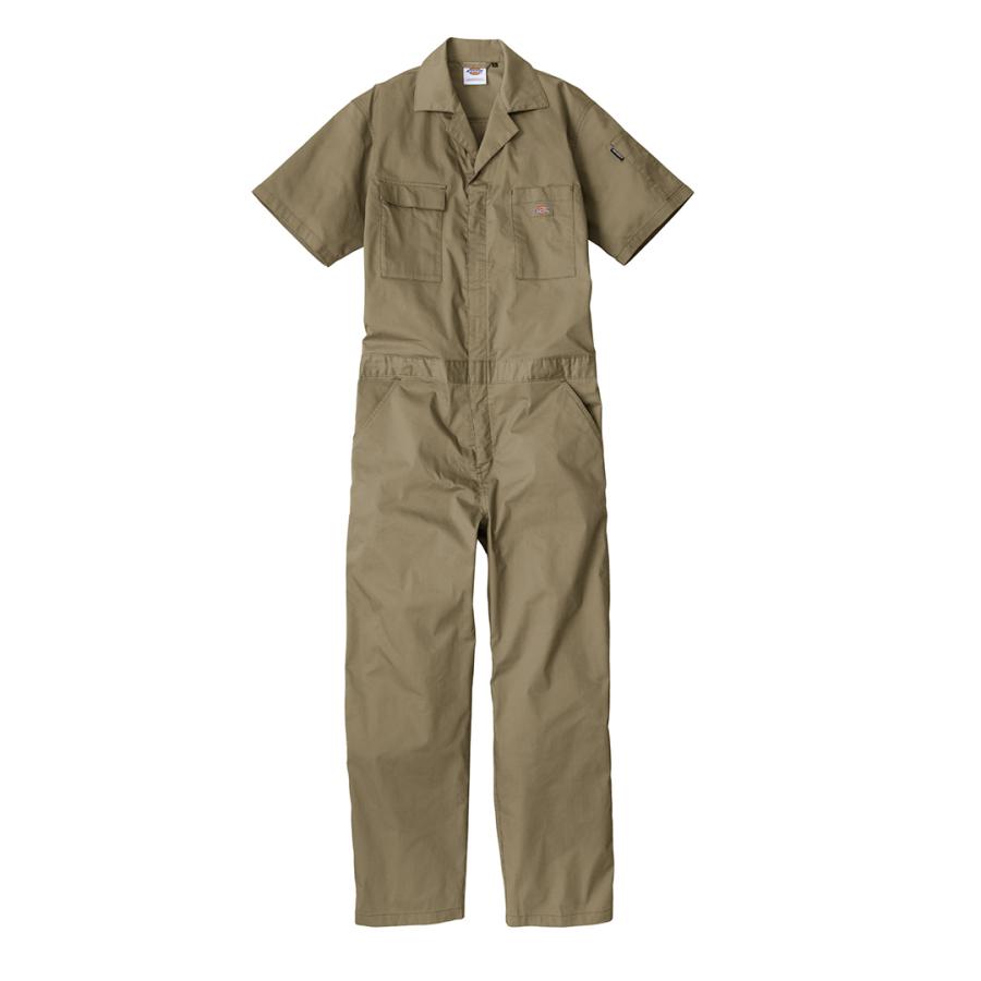 ディッキーズ　半袖　つなぎ　2着セット Dickies（ディッキーズ） 半袖 つなぎ（キャメル/XXL）作業着 ワーク