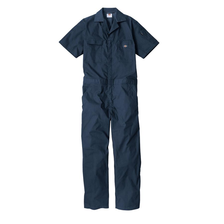 Dickies（ディッキーズ） 半袖 つなぎ（インディゴ/XS）作業着 ワーク