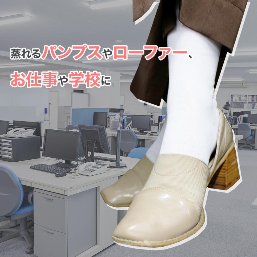 靴下 ニオイクリア クルーソックス 消臭 2足セット レディース 足首