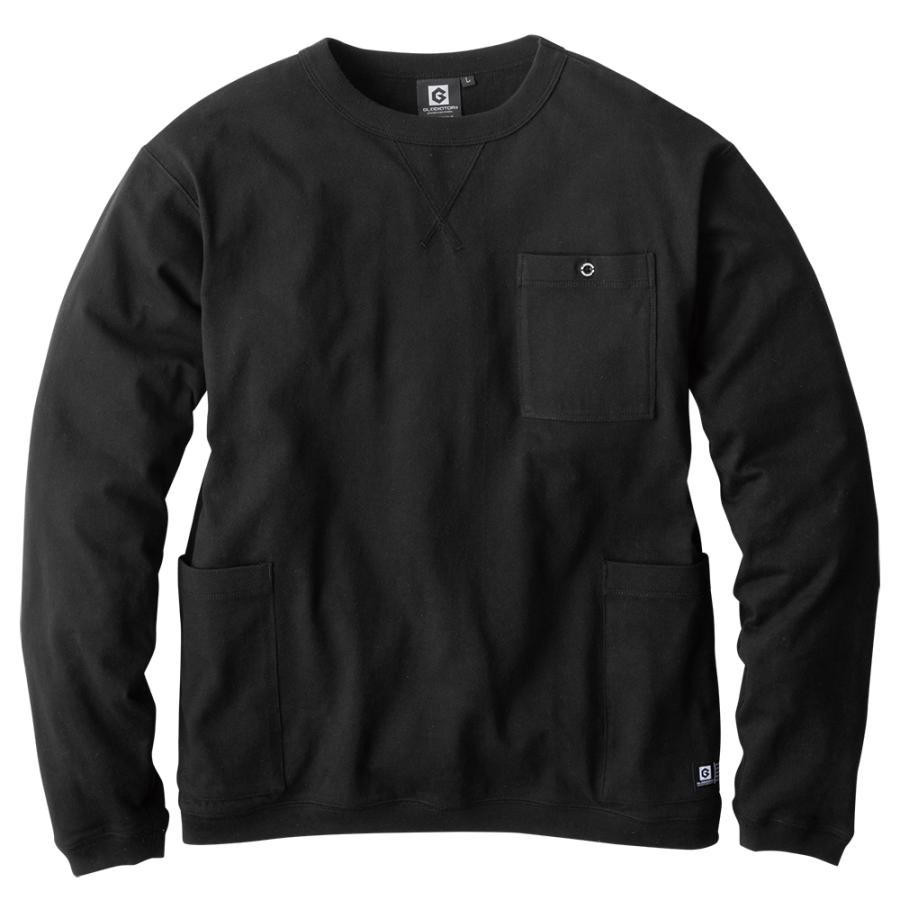 L*☆様 FR2GOLF ブラックロンT サイズL サンプル品 長袖 Tシャツ 5つのポケット (ブラック/SS) ジャケット対応 ロンT 丸首