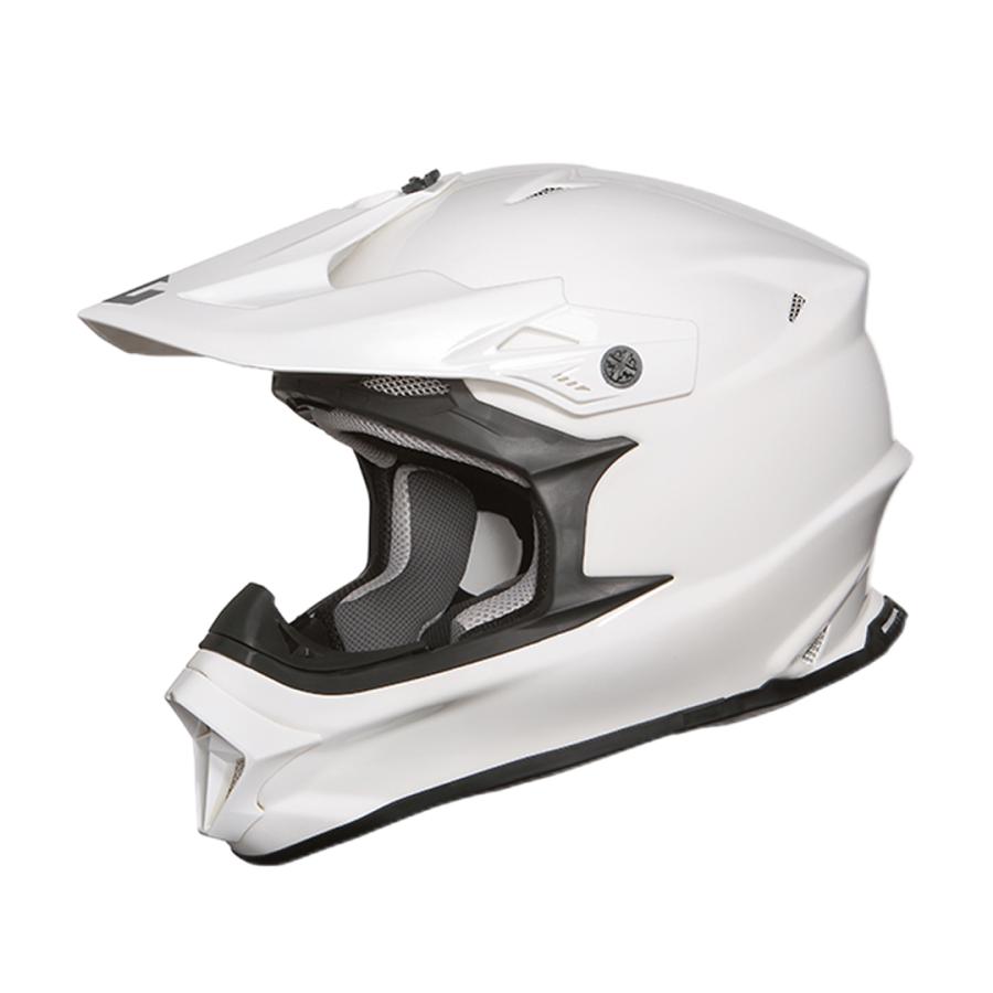 ZEALOT 軽量 オフロードヘルメット (ホワイト/XL) PSC ・ SG