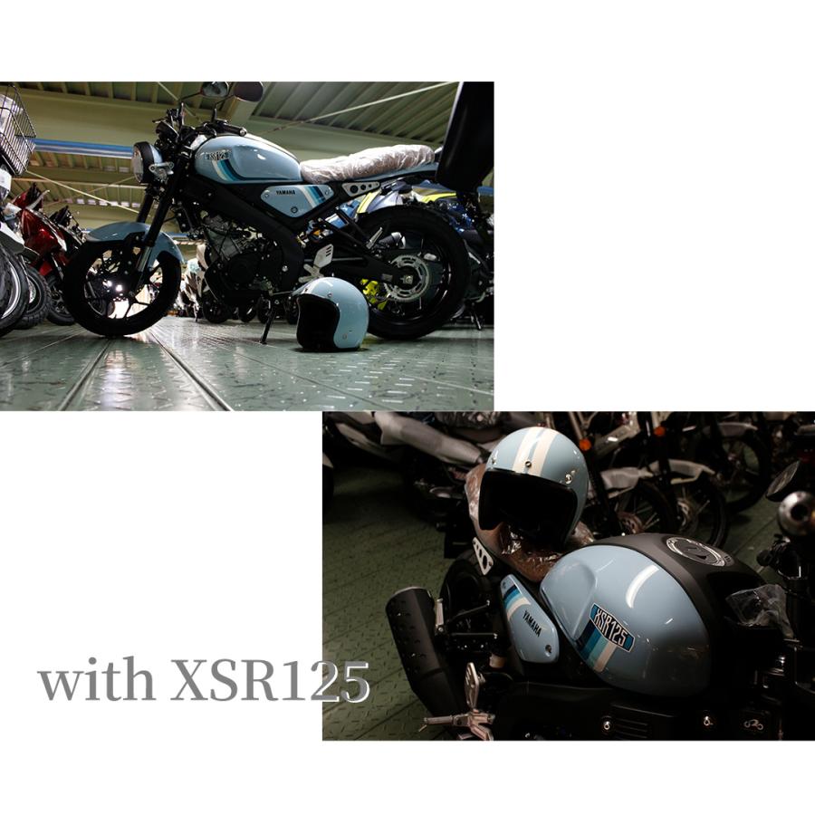 TWR TWR＆72JAMコラボ ジェットヘルメット (プコブルー) ＆ バブル