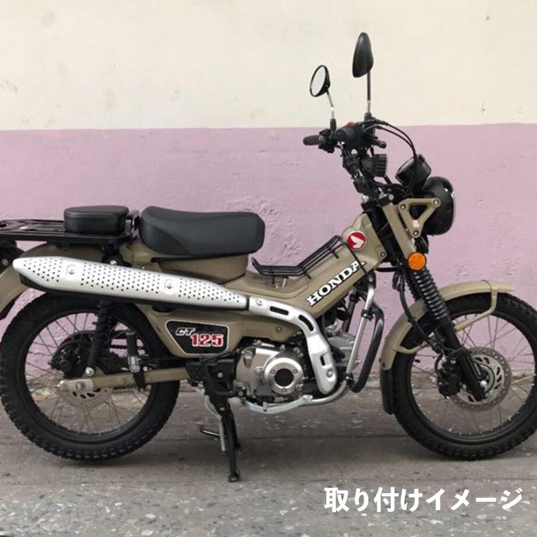 予約5/23頃出荷 TWR製 HONDA ハンターカブ CT125(JA55/JA65)用 フロントキャリア＆センターキャリアセット｜twintrade｜13