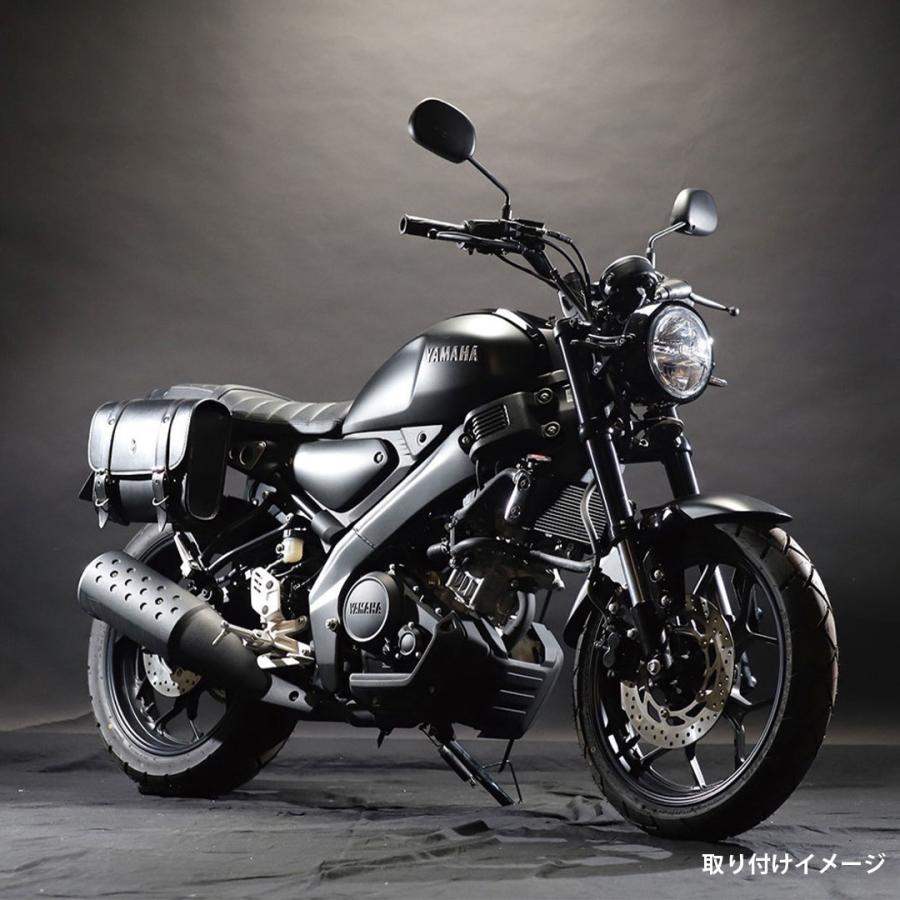 サイドバッグ ステー XSR155 XSR125 (ブラック) スリムサイドバック