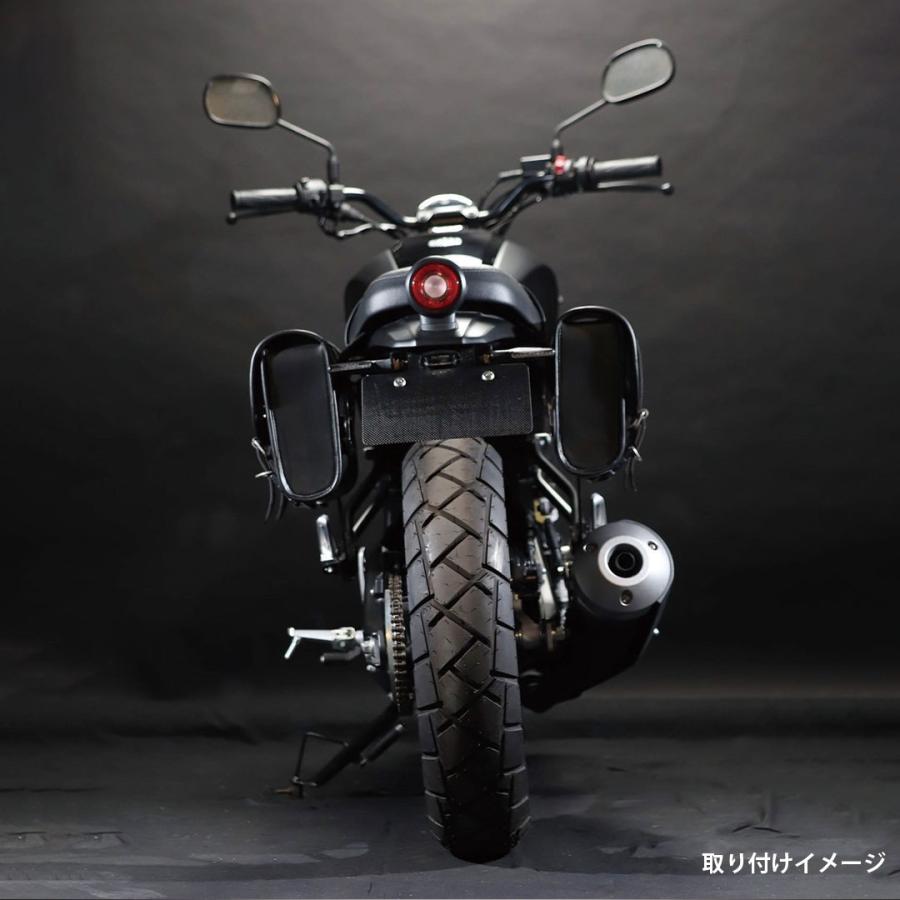 サイドバッグ ステー XSR155 XSR125 ( ブラウン ) スリムサイドバック