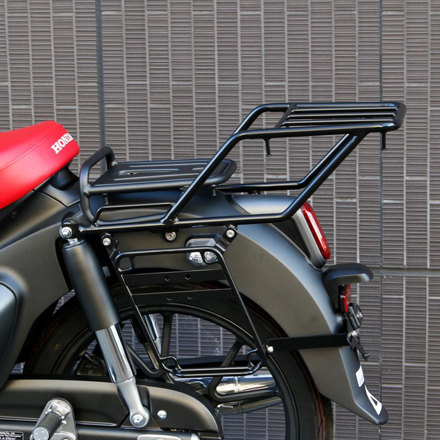 TWR リアキャリア ＆ サイドバッグサポート (ブラック) HONDA スーパー