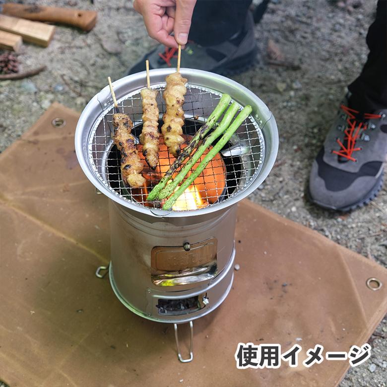 tab. 二次燃焼 ストーブ 焼却炉 缶ストーブEX & ワイドグリル