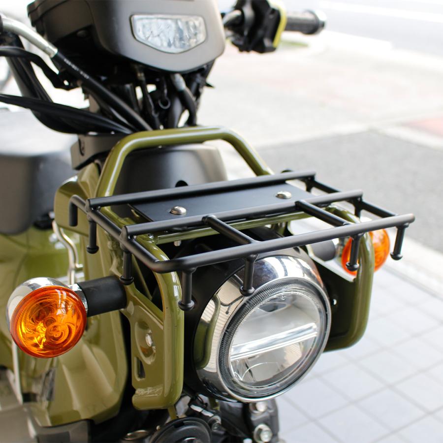TWR クロスカブ 50 110 用 フロントキャリア ブラックエディション