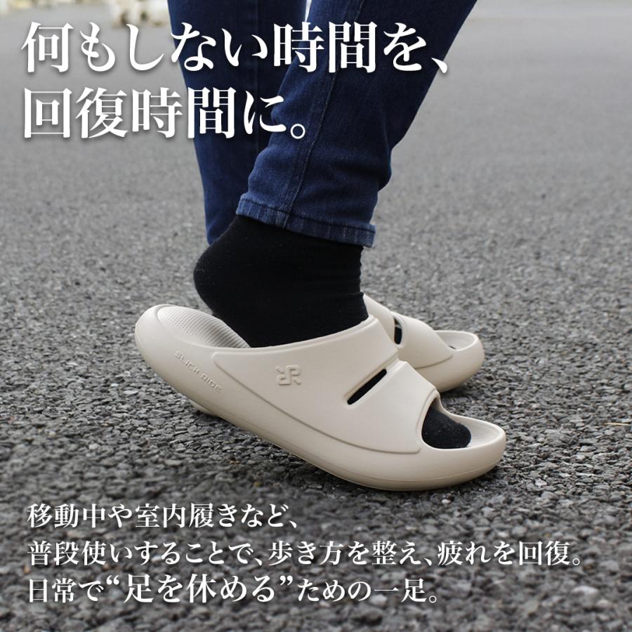 MARUGO（丸五） 高発クッション リカバリー サンダル (ブラック/S