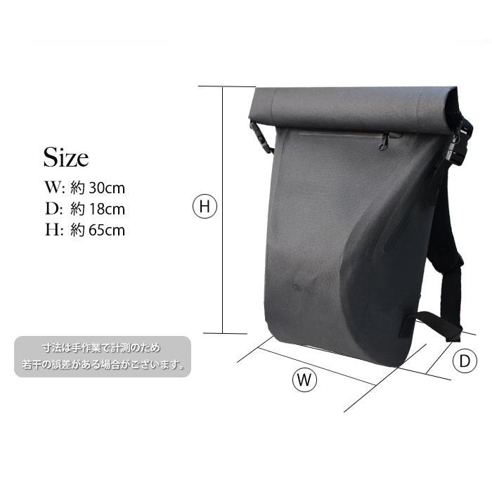 防水バック 容量20L ターポリンバッグシリーズ ロールトップ バイク