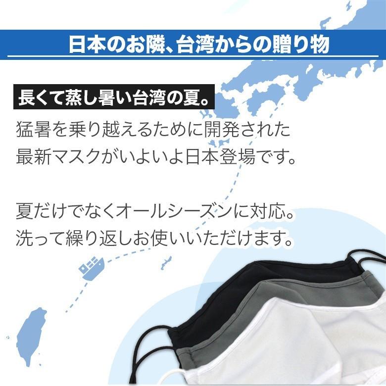 ナノ亜鉛加工立体冷感マスク 布マスク レジャー スポーツ 日焼け予防