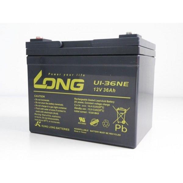 LONG正規取扱い店 U1-36NE バッテリー 保証付き 電動カート セニアカー 溶接機 LONG 予約5/8頃出荷の画像