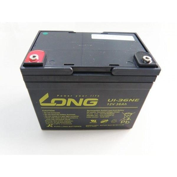 LONG正規取扱い店 U1-36NE バッテリー 保証付き 電動カート セニアカー 溶接機 LONG 予約5/8頃出荷の画像
