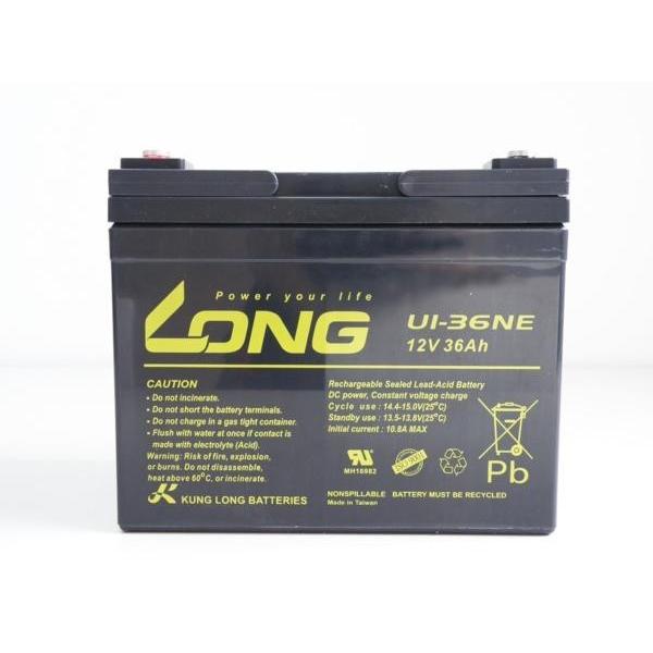 LONG正規取扱い店 U1-36NE バッテリー 保証付き 電動カート セニアカー 溶接機 LONG 予約5/8頃出荷の画像