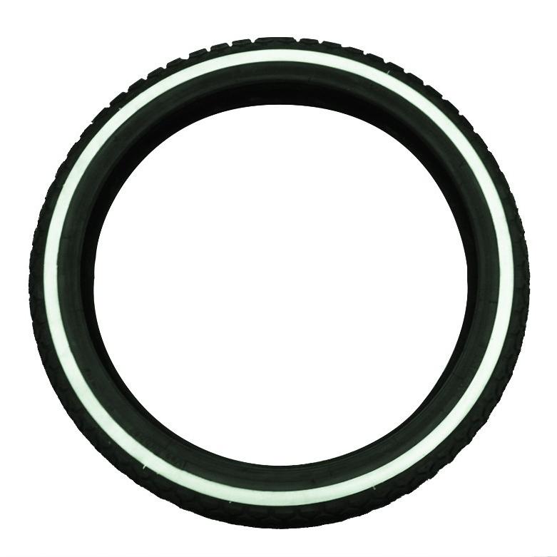 2.50-17 17インチ タイヤ TT VEE RUBBER製 ホワイトウォールタイヤ