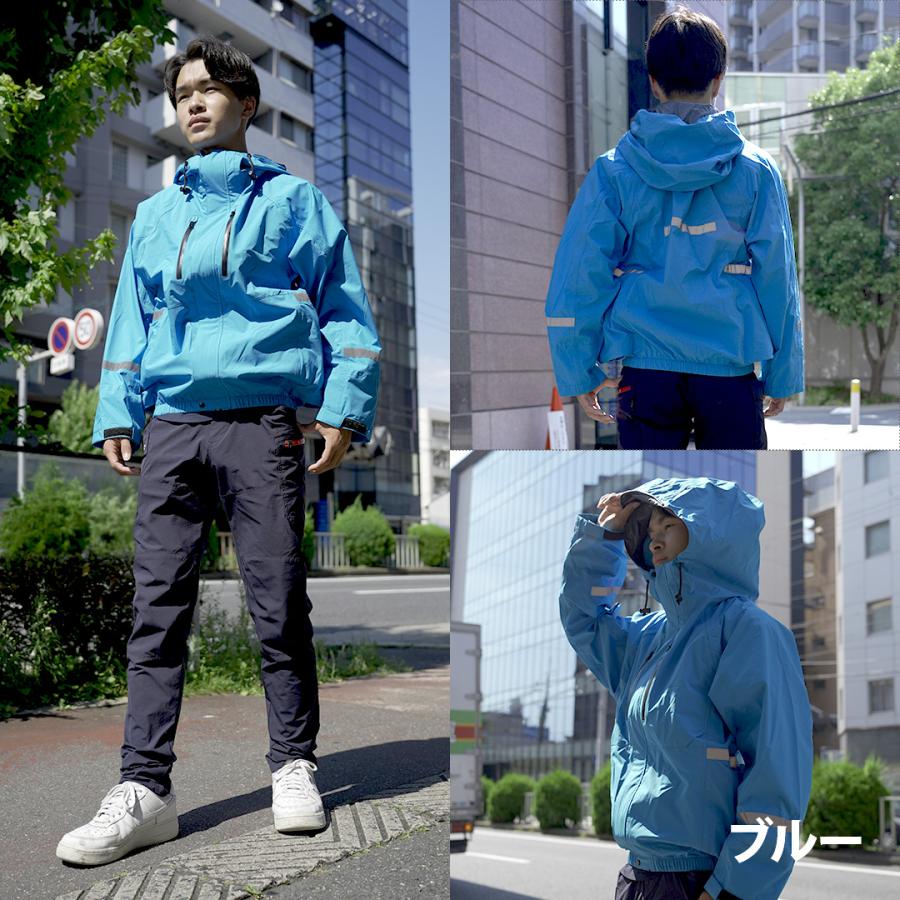 空調服 メンズ レインジャケット エアクールレインジャケット VLS-00 防水 透湿 サイドファン 雨具 バイク通勤 配達 ウェア単品 ファン別売 |  | 10