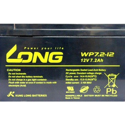 LONG正規取扱い店 WP7.2-12 UPS 12V7.2Ah バッテリー 保証書付き LONG正規取扱い店 WP7.2-12 UPS 12V7.2Ah バッテリー 保証書付き