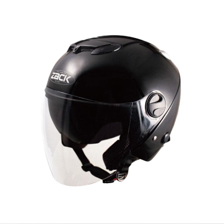ZACK ZJ-3 ジェットヘルメット(ブラック) バイクヘルメット ZACK ZJ-3 ジェットヘルメット(ブラック) バイクヘルメット