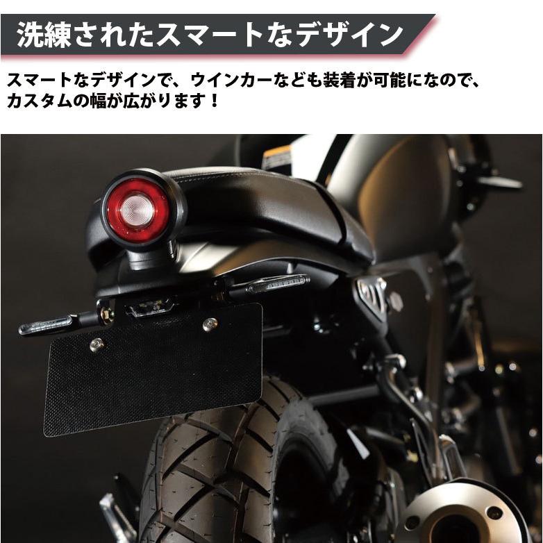 【新生活大SALE!】安心の日本製 ZAMA製 YAMAHA XSR125 XSR155用スムースダークフェンダーレスキット ZM-0002