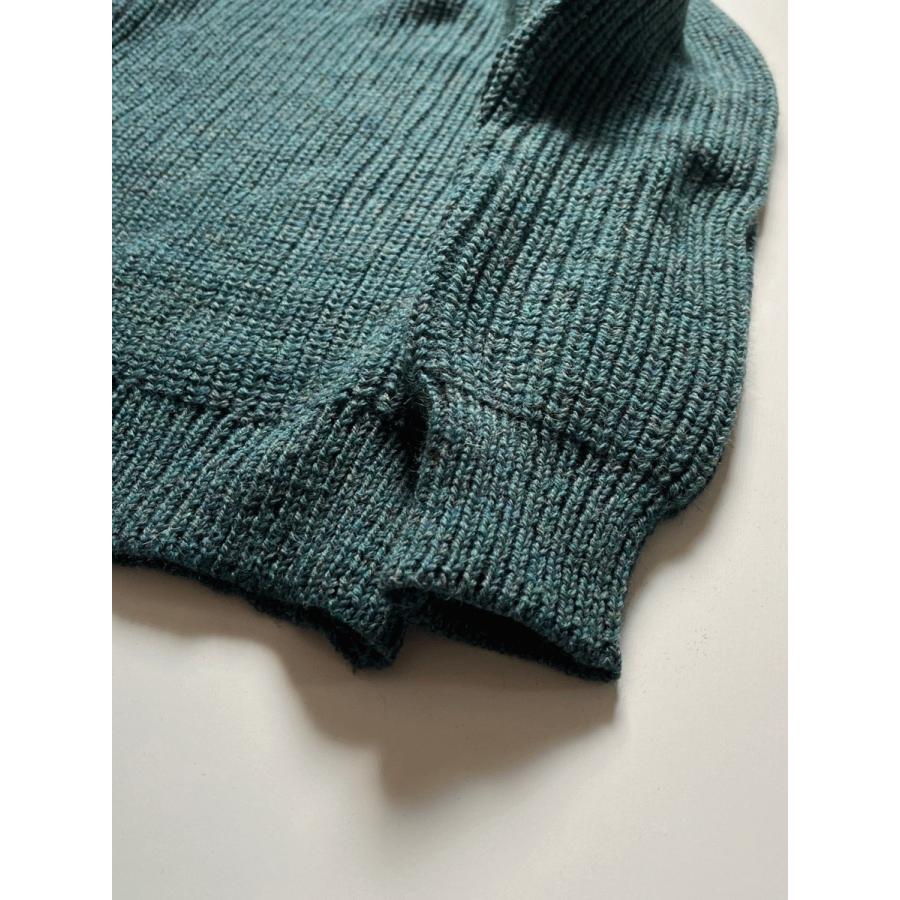 アランクラフト クルーネック フィッシャーマンセーター リブ編み ニット アイルランドニット アイルランド製 Aran Crafts Ireland  FISHERMAN RIB SWEATER C761