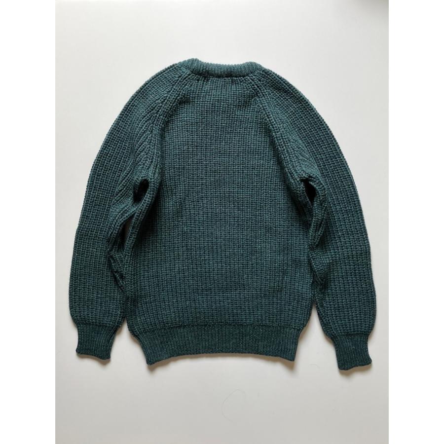 アランクラフト クルーネック フィッシャーマンセーター リブ編み ニット アイルランドニット アイルランド製 Aran Crafts Ireland FISHERMAN RIB SWEATER C761｜twistbyspot｜02