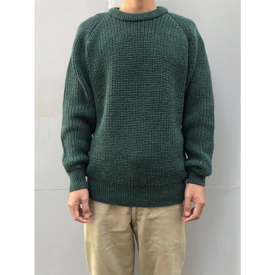 アランクラフト クルーネック フィッシャーマンセーター リブ編み ニット アイルランドニット アイルランド製 Aran Crafts Ireland FISHERMAN RIB SWEATER C761｜twistbyspot｜08