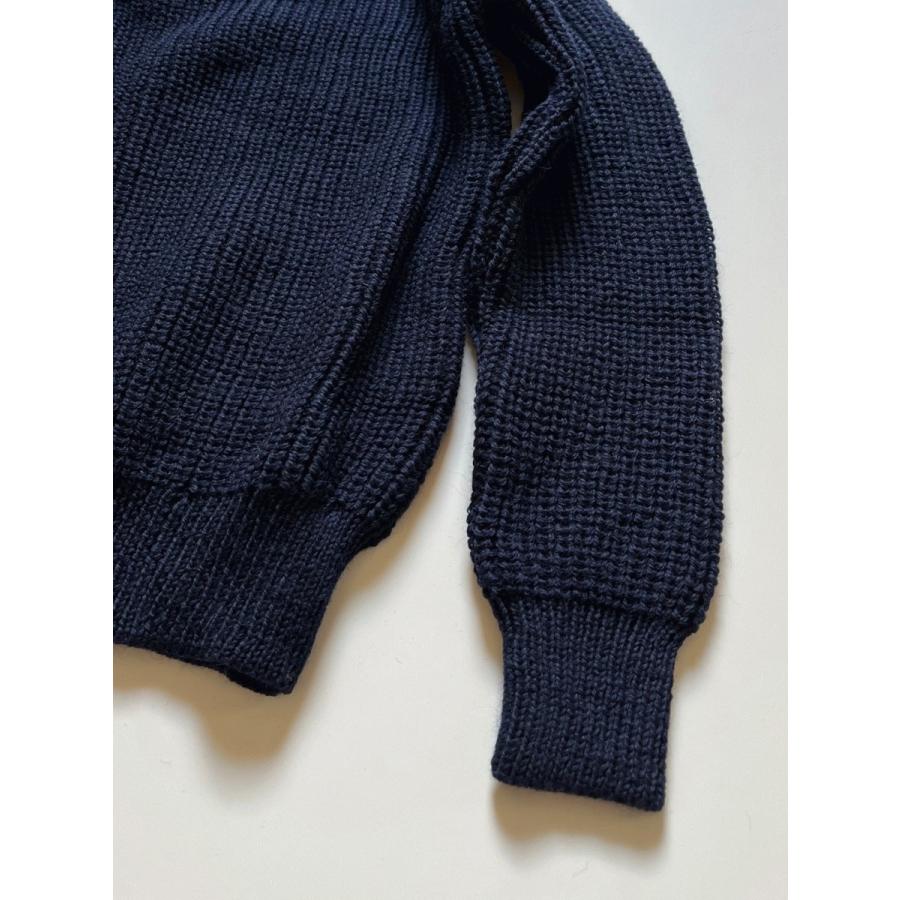 アランクラフト クルーネック フィッシャーマンセーター リブ編み ニット アイルランドニット アイルランド製 Aran Crafts Ireland FISHERMAN RIB SWEATER C761｜twistbyspot｜06