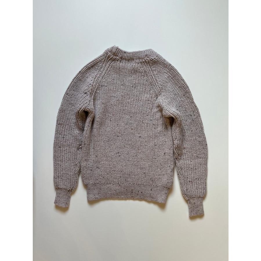 アランクラフト クルーネック フィッシャーマンセーター リブ編み ニット アイルランドニット アイルランド製 Aran Crafts Ireland FISHERMAN RIB SWEATER C761｜twistbyspot｜02