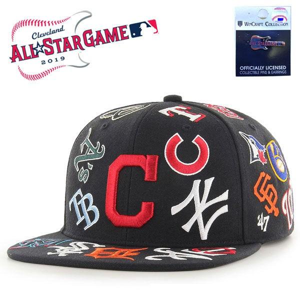 MLB メジャーリーグ オールスター2019 記念 キャップ 30球団ロゴ入り