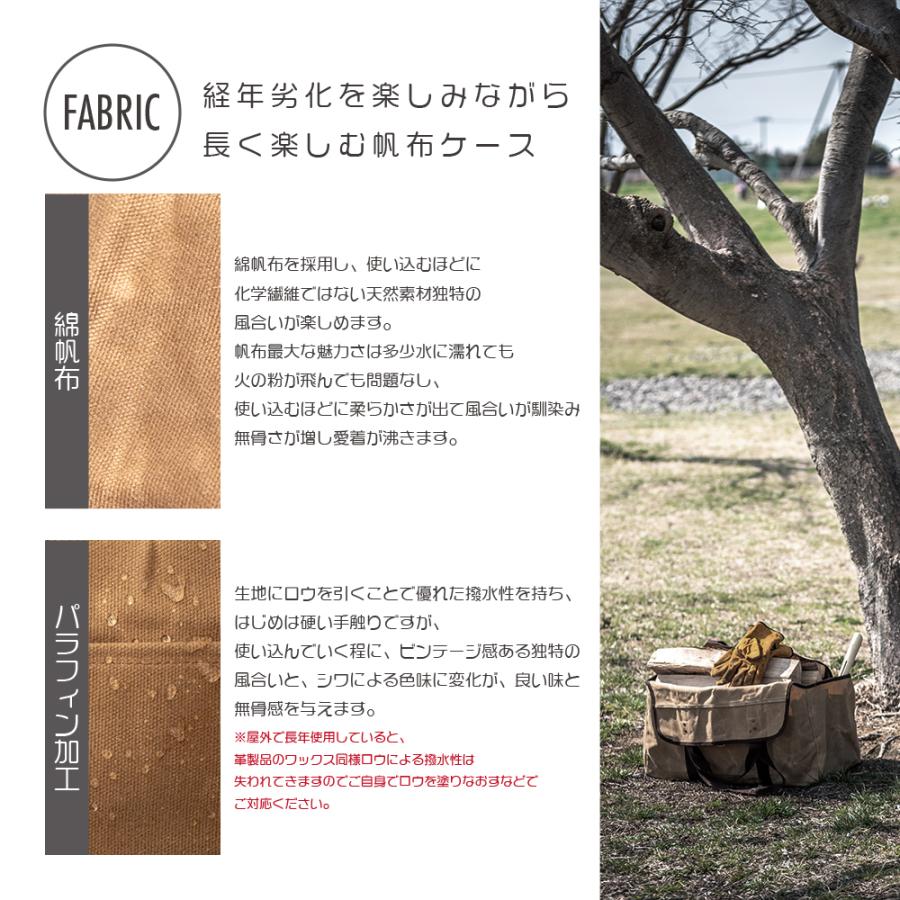 薪バッグ 薪入れ 薪バック 大型 綿帆布製 防水 パラフィン加工 |  | 03