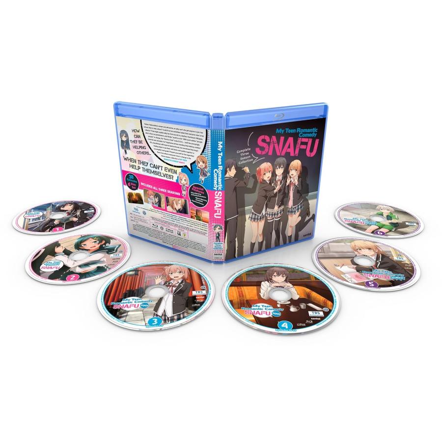 やはり俺の青春ラブコメはまちがっている。DVD 1〜3期 全20巻 全巻セット やはり俺の青春ラブコメはまちがっている。 第1+2+3期 全38話BOX