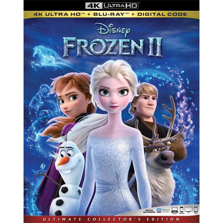 アナと雪の女王２ 輸入盤 4K UHD + Blu-ray Frozen 2 4K Ultra HDのみ日本語 字幕 音声対応｜two-r