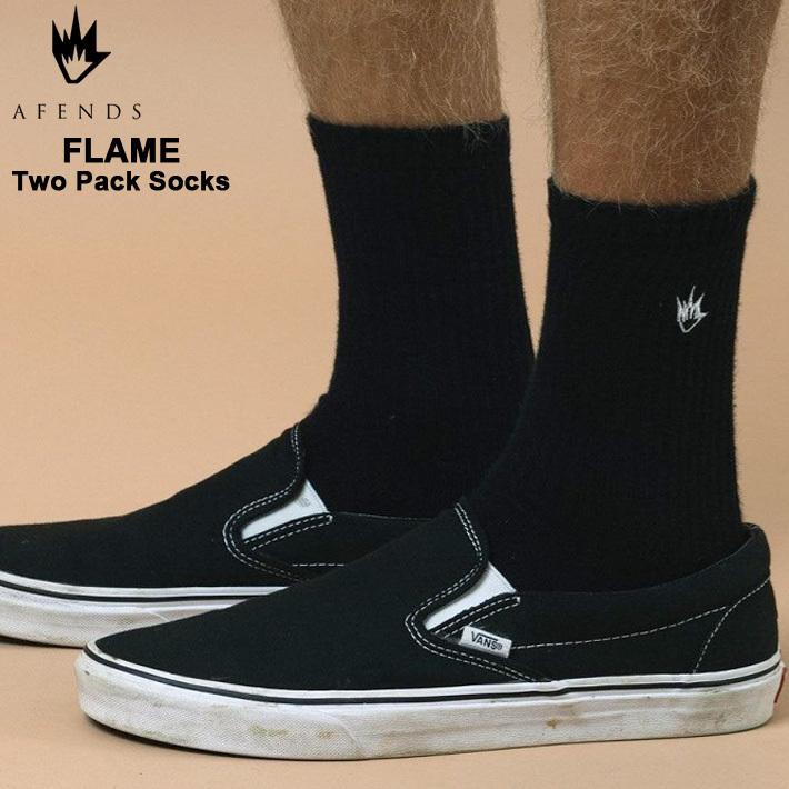 靴下 ソックス Afends アフェンズ Flame Two Pack Socks A 3 メンズソックス おしゃれ 小物 アクセサリー Afends 10 3 Tricky World Osaka 通販 Yahoo ショッピング