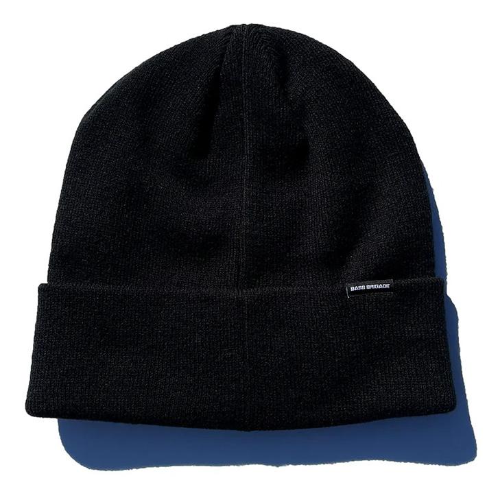 BASS BRIGADE 黒 ニット帽 ニットキャップ BASS BRIGADE BRGD KNIT CAP バスブリゲード バス釣り