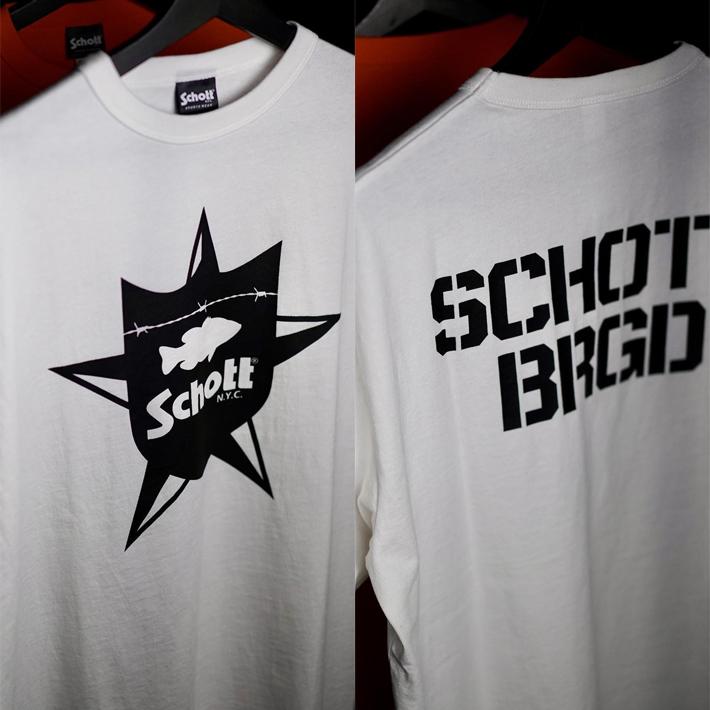 Tシャツ Schott × BASS BRIGADE TEE SCBT01 ショット バスブリゲード バスフィッシング デプス バス釣り アウトドア バイク ツーリング 送料無料｜two-surf｜08