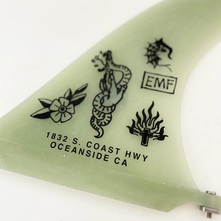 シングルフィン BEACHED DAYS ビーチドデイズ AQUATIC DIVISION Mitch