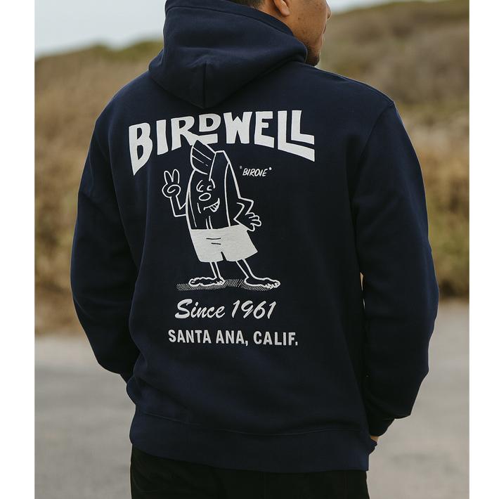 BIRDWELL（バードウェル） フーディ パーカー ” 61 Hoodie -JP” -NAVY