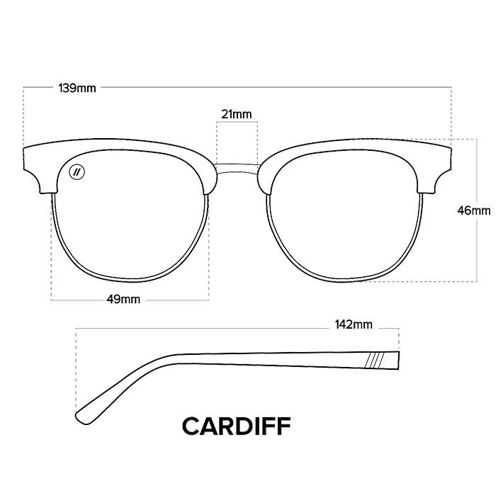 Blenders Eyewear ブレンダーズ アイウェア サングラス Cardiff Gold Mamba Polarized メンズ