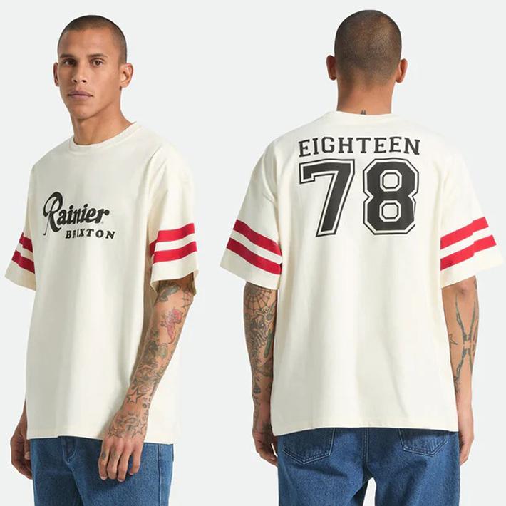BRIXTON（ブリクストン） Tシャツ メンズ RAINIER 1878 S/S OVERSIZED