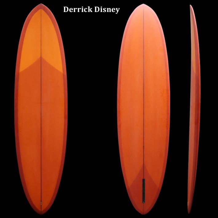 DERRICK DISNEY SURFBOARDS デリック ディズニー Mid-length SINGLE FIN 7'7