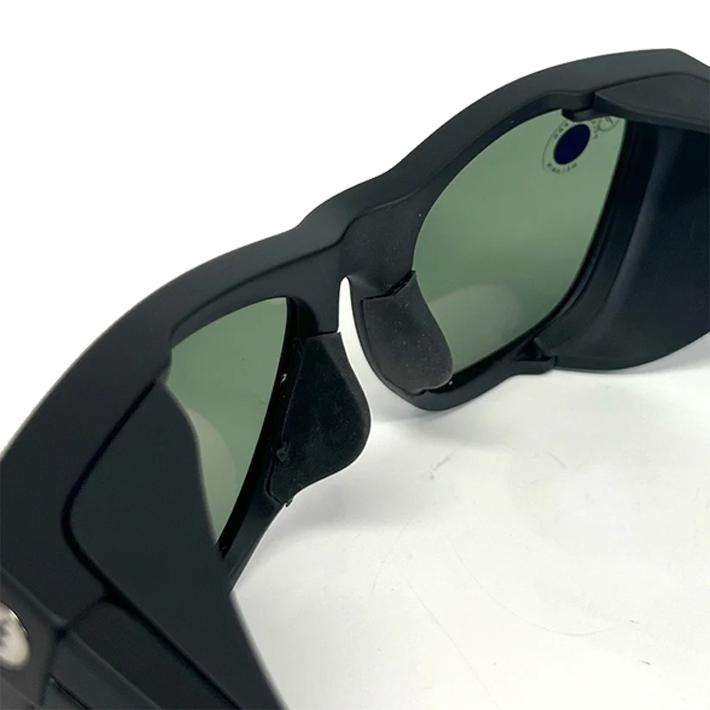 偏光サングラス ELECTRIC FISHING SUNGLASS 12(JJF12) エレクトリック サングラス 偏光レンズ - MATTE BLACK / HT GREEN POLAR PRO ［ASIAN FIT］の画像